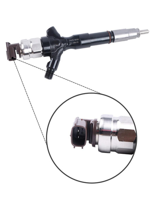 Injecteur de carburant 23670-30300 095000-7760 pour Toyota Hilux VIGO 2KD Hiace 2.5 D 2KD-FTV