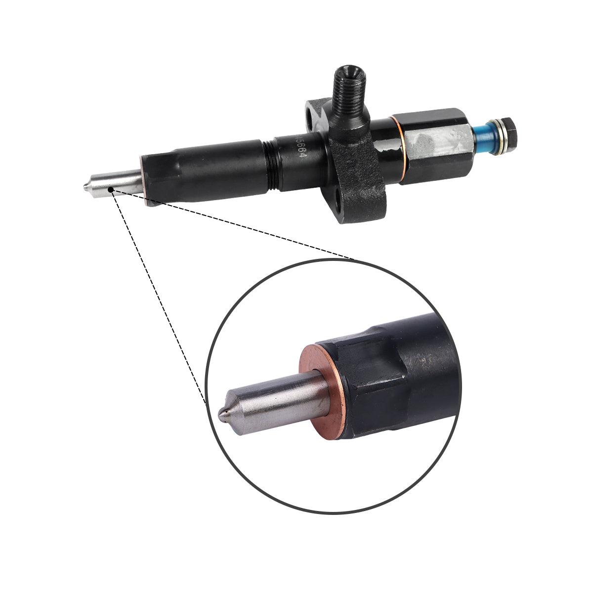 Fuel Injector 2645664 1447218E91 1447218M91 for Massey Ferguson 3.152 4.203 Series Engines - Nozzle