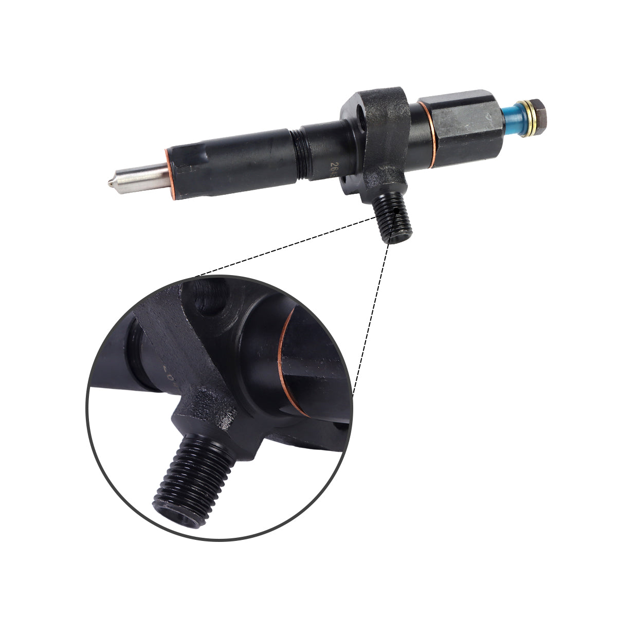 Fuel Injector 2645664 1447218E91 1447218M91 for Massey Ferguson 3.152 4.203 Series Engines - Sinocmp