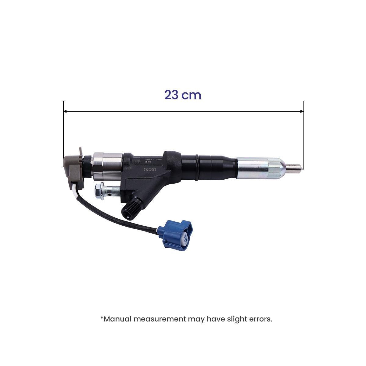 Fuel Injector 295050-0490 23670-E0220 for Hino E13C Renault K9K700 Engine - Dimension