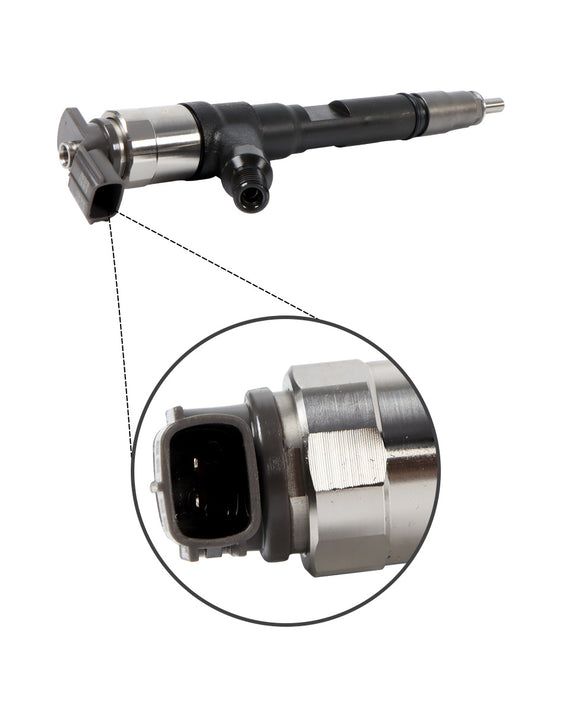 Injetor de combustível 295050-0971 para escavadeira Isuzu 4LE2 Motor Kobelco 75SR 75SR ACERA