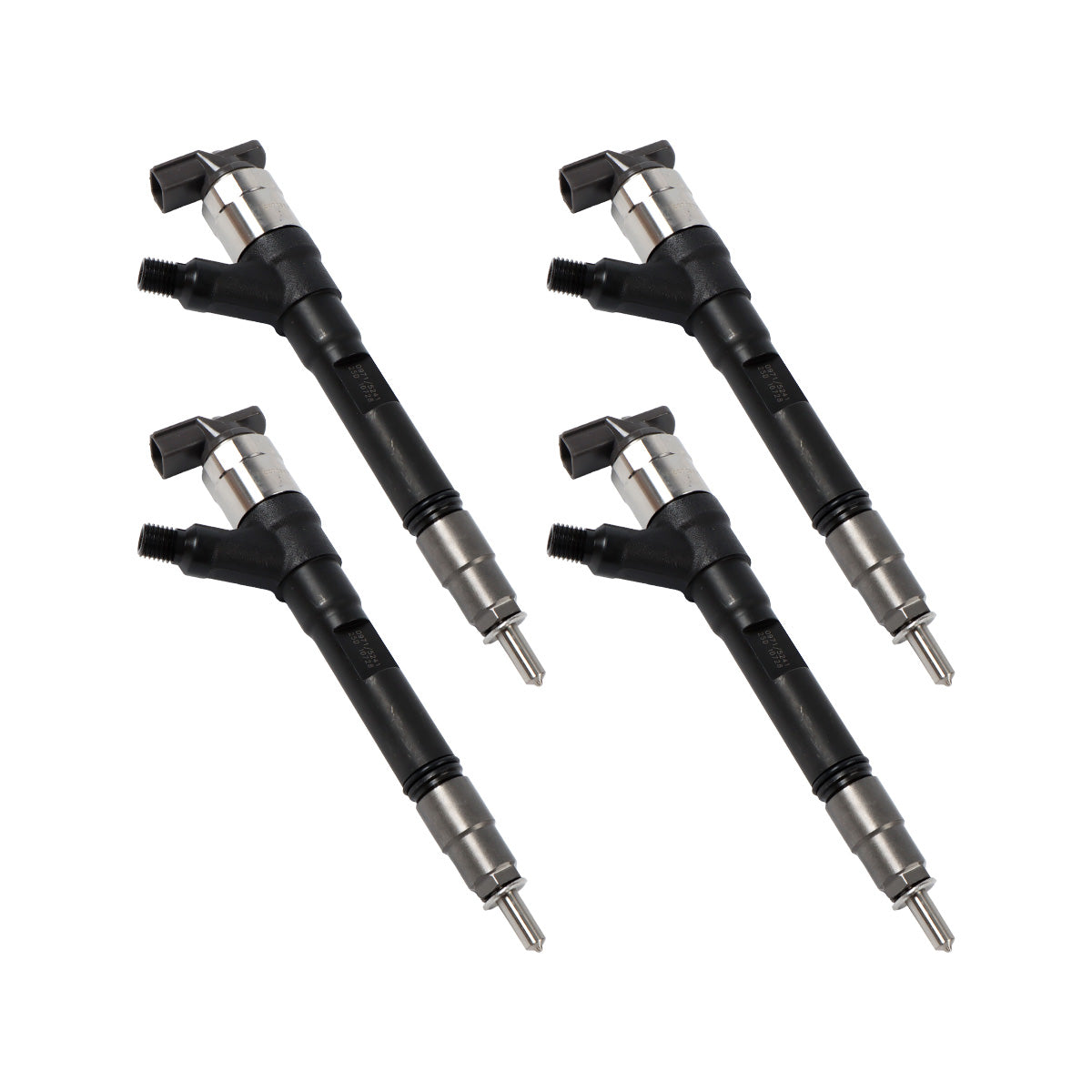 Injecteur de carburant 295050 – 0971, 4 pièces, pour moteur Isuzu 4LE2 Kobelco 75SR 75SR ACERA, pelle