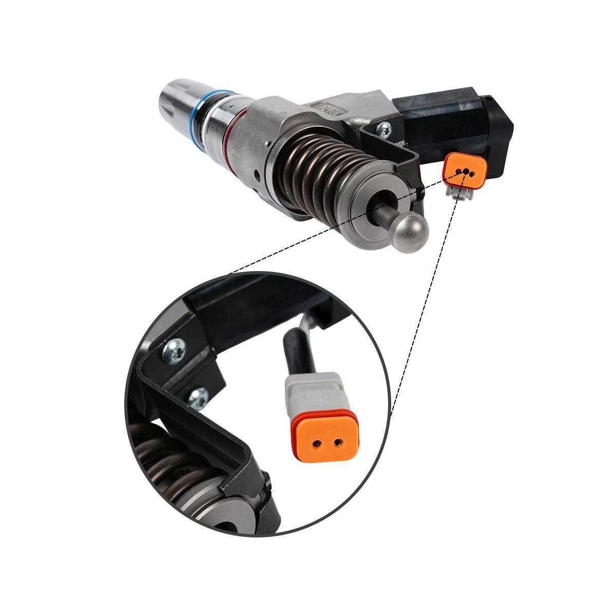 Fuel Injector 3411765 for Cummins N14 Engine - Plug Detail