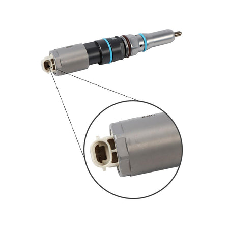 Fuel Injector 456-3493 4563493 for CAT Caterpillar C9.3 Engine 336E Excavator 966K Loader - Plug Detail