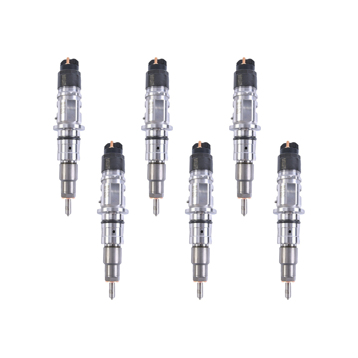 6PCS Fuel Injector 5289266 0445124019 for Cummins Komatsu