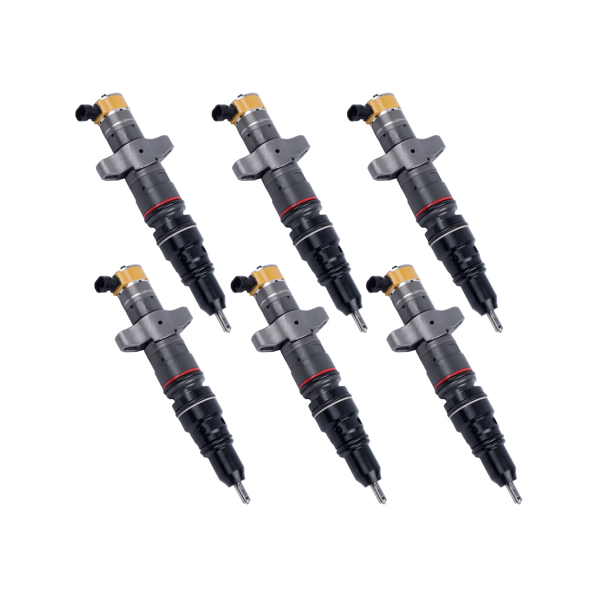 6PCS Fuel Injector 557-7627 20R-9079 20R9079 for CAT Caterpillar C7 Diesel Engine 324D 325D