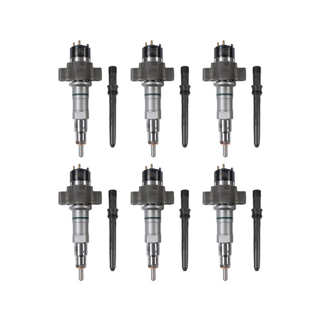 6PCS Fuel Injector with tube 5579405 5579405PX for Cummins ISC8.3 ISL8.3 ISL8.9 ISC8.9 ISLE8.9 QSL8.9