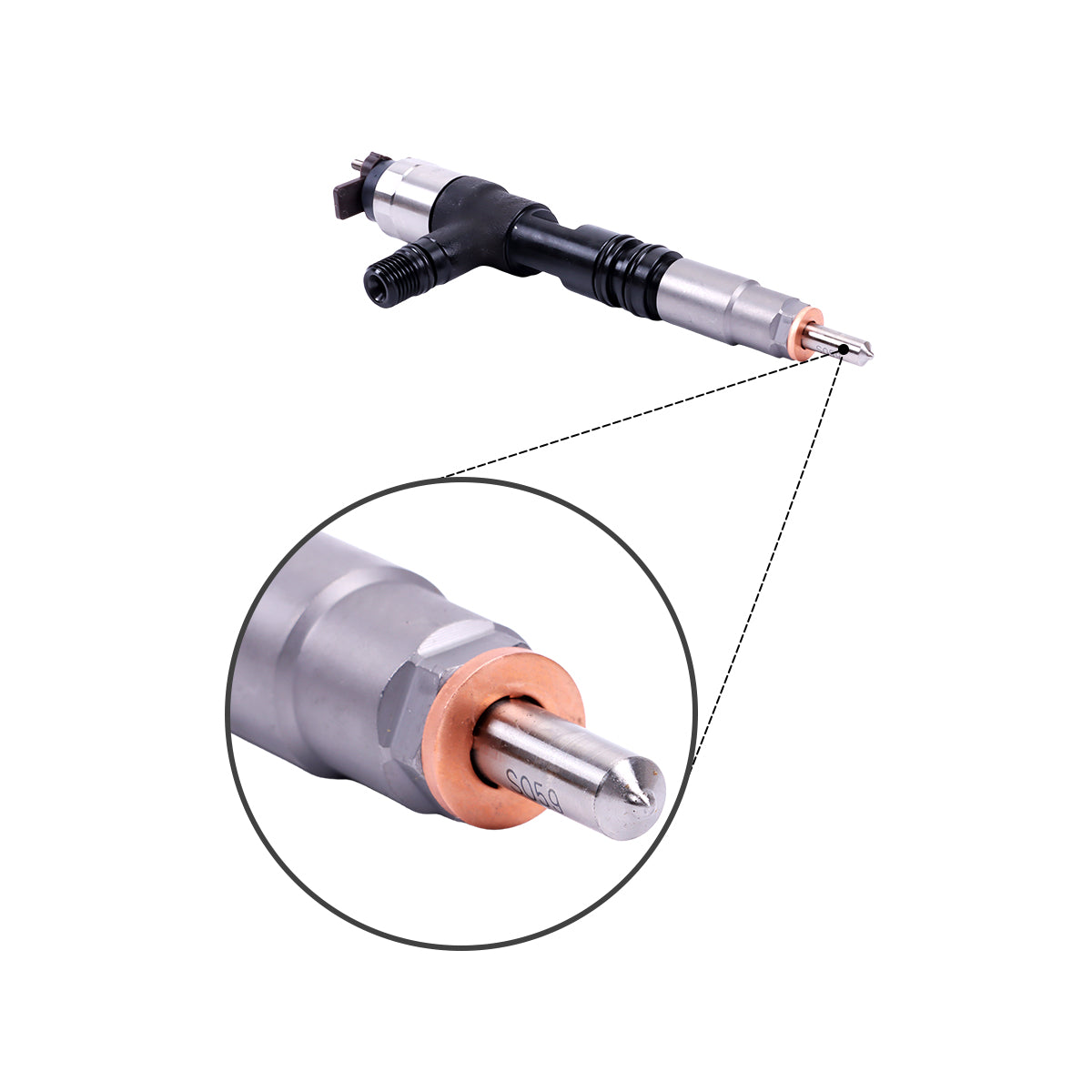 Injecteur de carburant 6276-11-3100 pour Komatsu - Détail de la buse