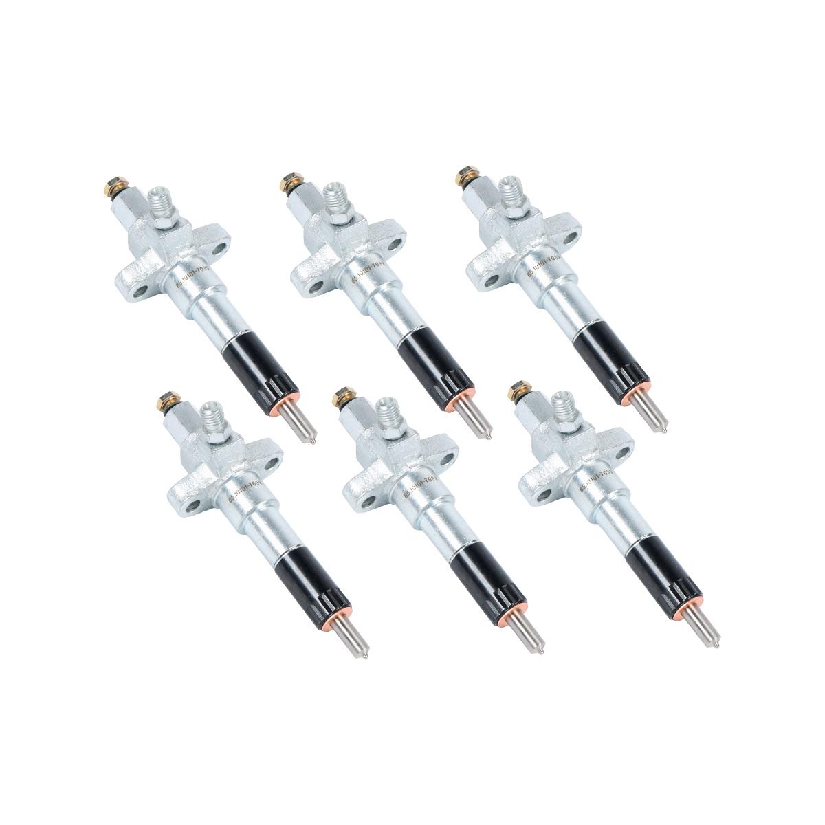 Fuel Injector 65.10101-7099 for Doosan Daewoo DB58 DB58TIS Engine Excavator Solar 225LC-V 230LC-V 255LC-V  - 6PCS