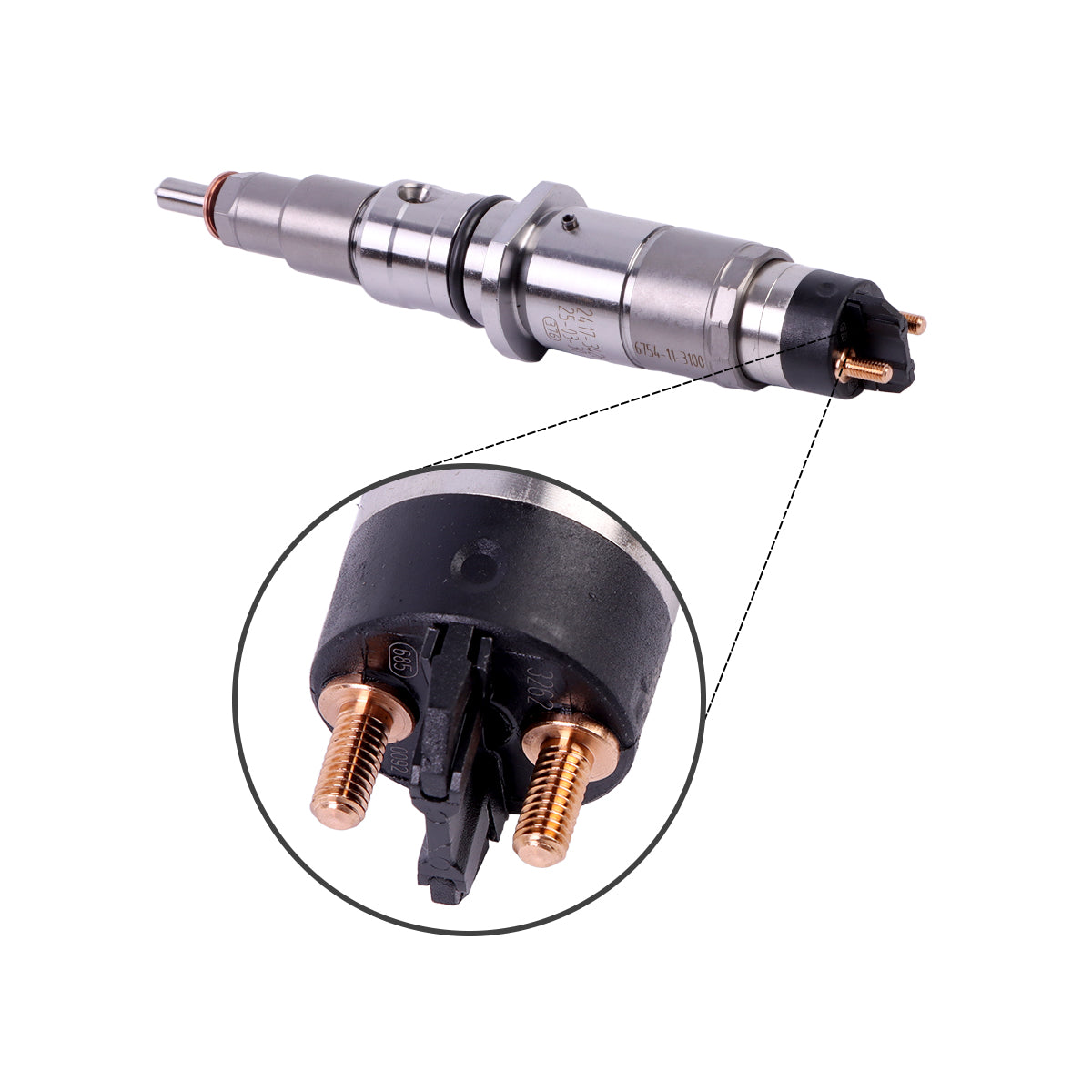 Fuel Injector 6754-11-3100 6754-11-3010 6754-11-3011 for Komatsu 