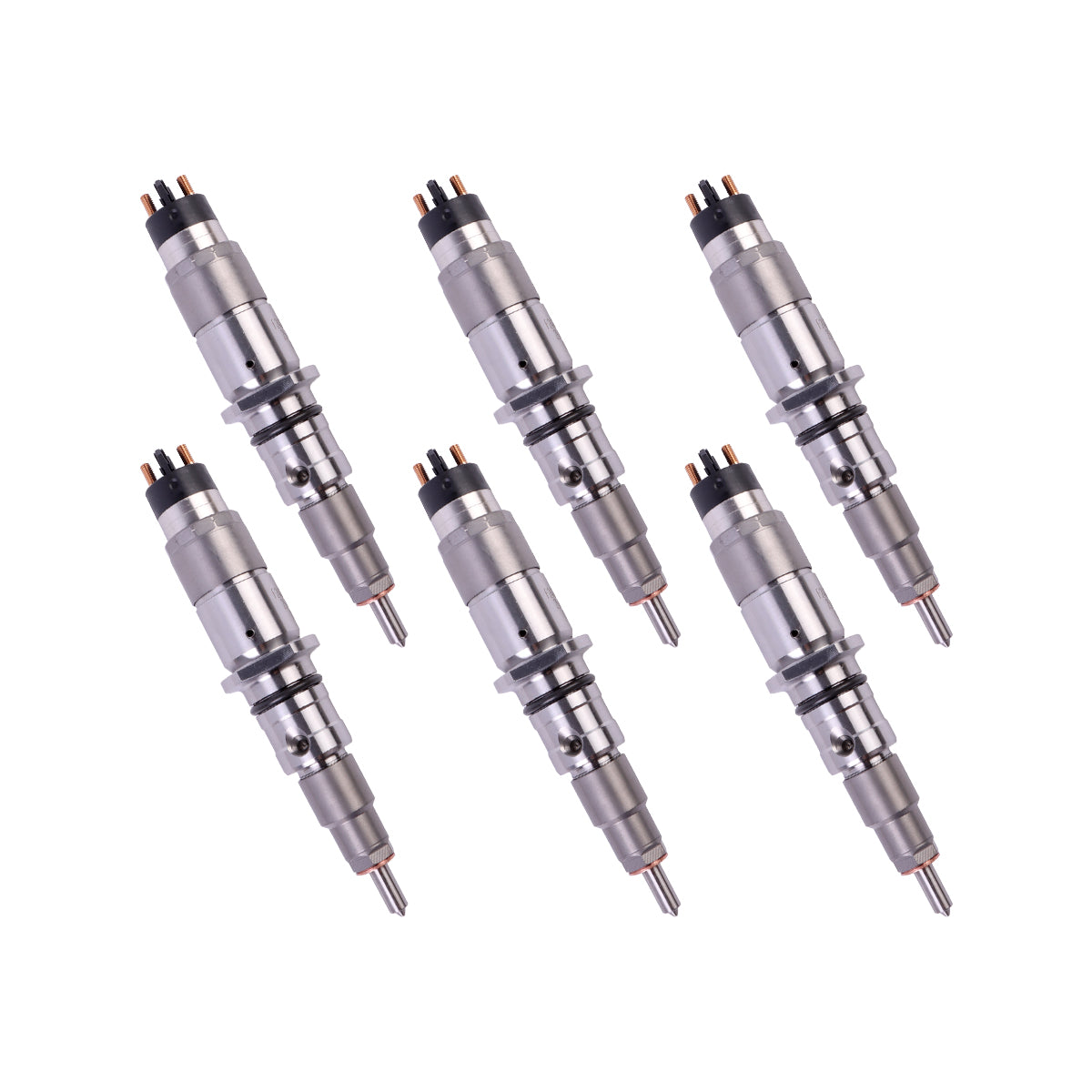 6PCS Fuel Injector 6754-11-3100 6754-11-3010 6754-11-3011 for Komatsu - Sinocmp