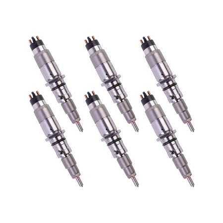 6PCS Fuel Injector 6754-11-3100 6754-11-3010 6754-11-3011 for Komatsu - Sinocmp