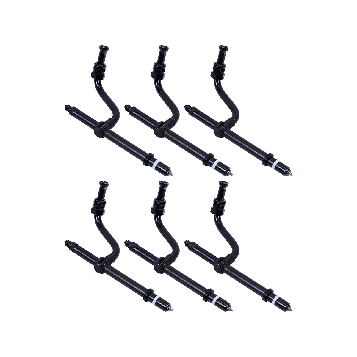 6PCS Fuel Injector AR39811 AR46846 for John Deere 3020 4000 4020 4230 4520 Tractor