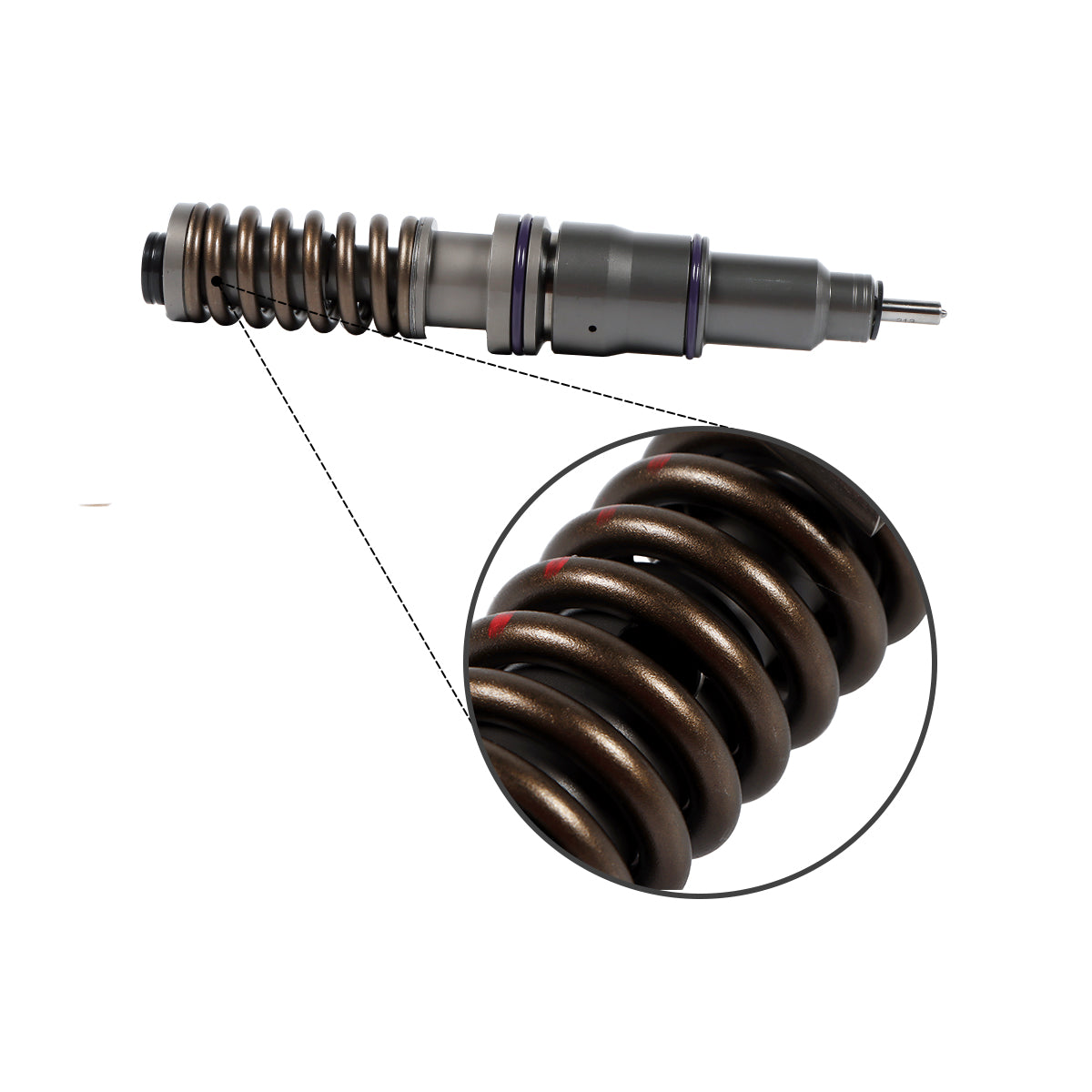 Fuel Injector 20702362 BEBE4D09001 BEBE4D33001 for MACK MD11 3504 Engine - Detail