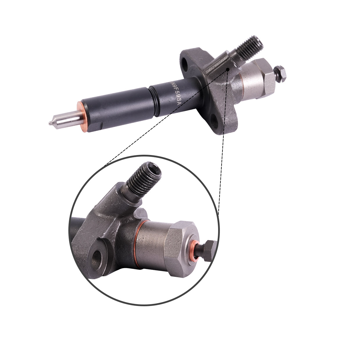 Fuel Injector D4NN9F593A for Ford New Holland