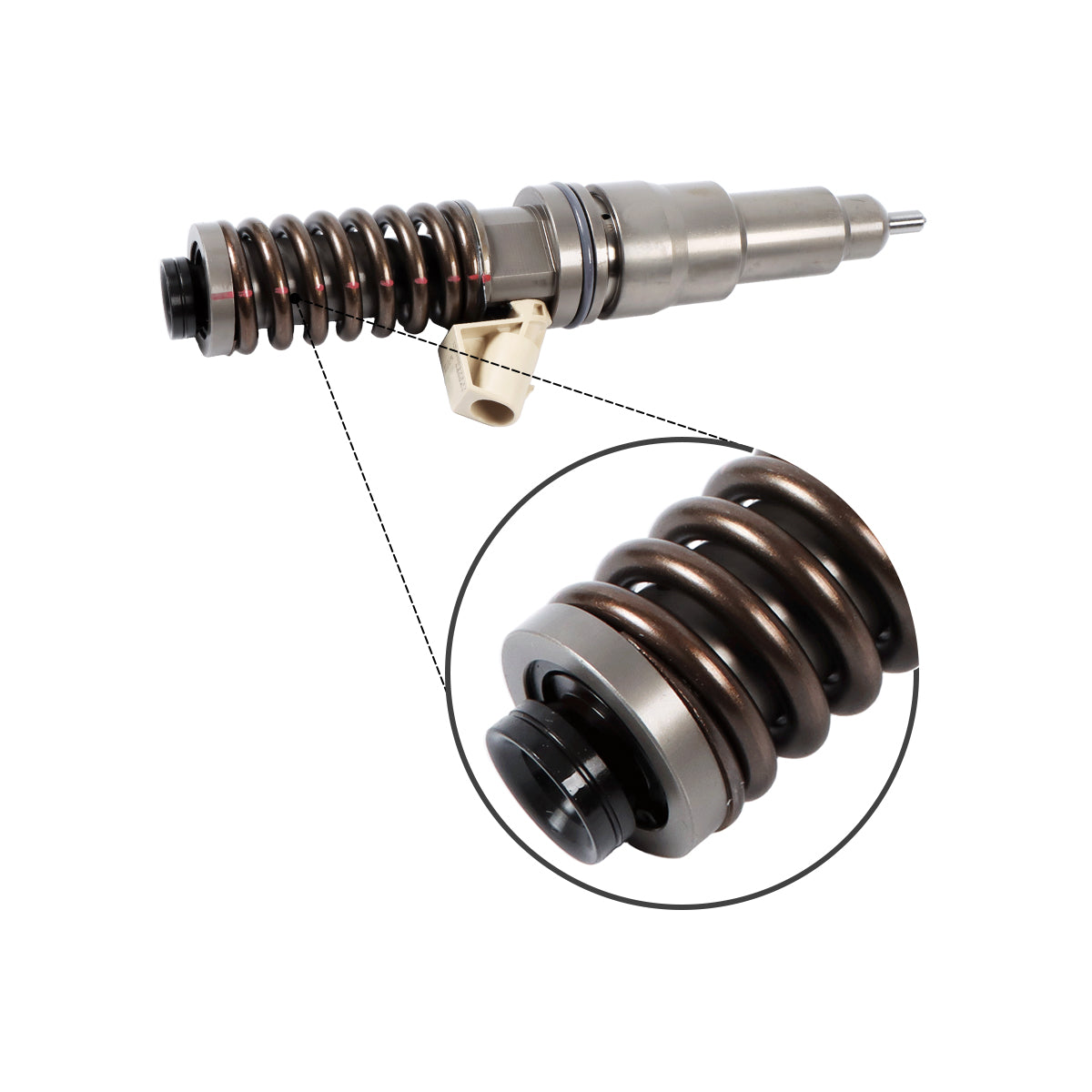 Fuel Injector DZ121294 RE533608 for John Deere RE533608 9330 9410R 9430 9510 - Sinocmp