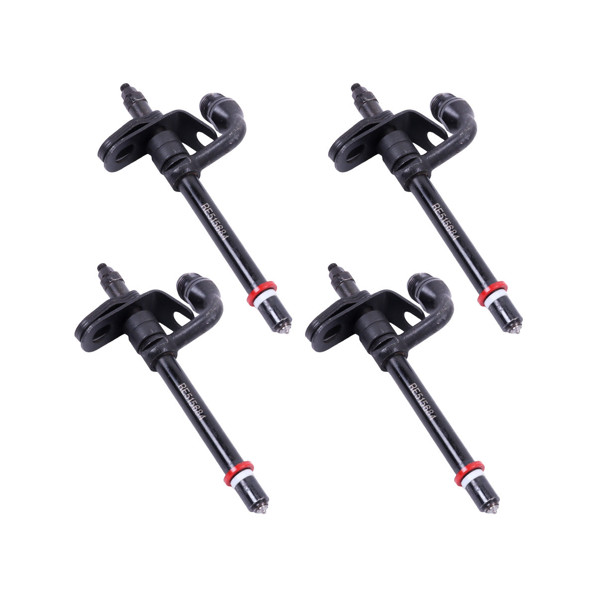 4PCS Fuel Injector RE515684 for John Deere Tractor 5610 5045E 5055E 5065E 5075E