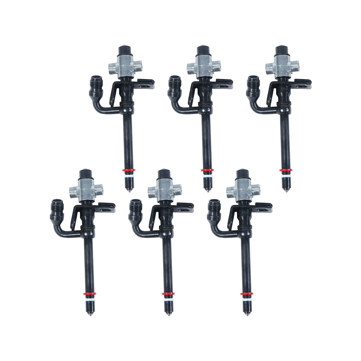 6PCS Fuel Injector RE531436 for John Deere 