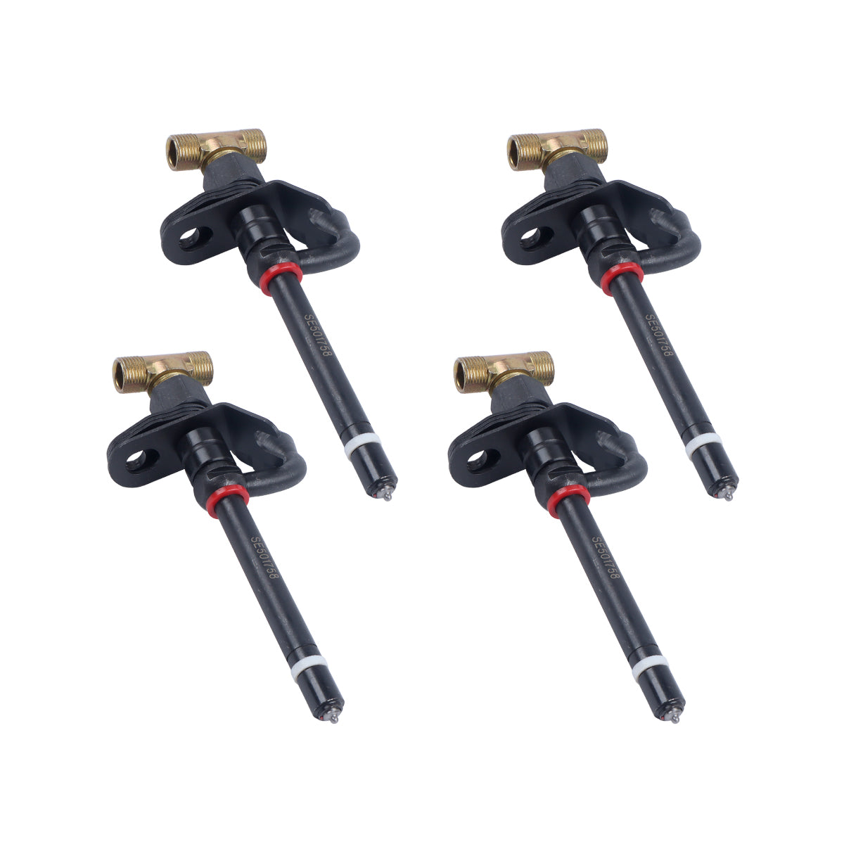 4PCS Fuel Injector SE501758 RE36939 RE38087 for John Deere Engine 3000 Series Tractor 6200