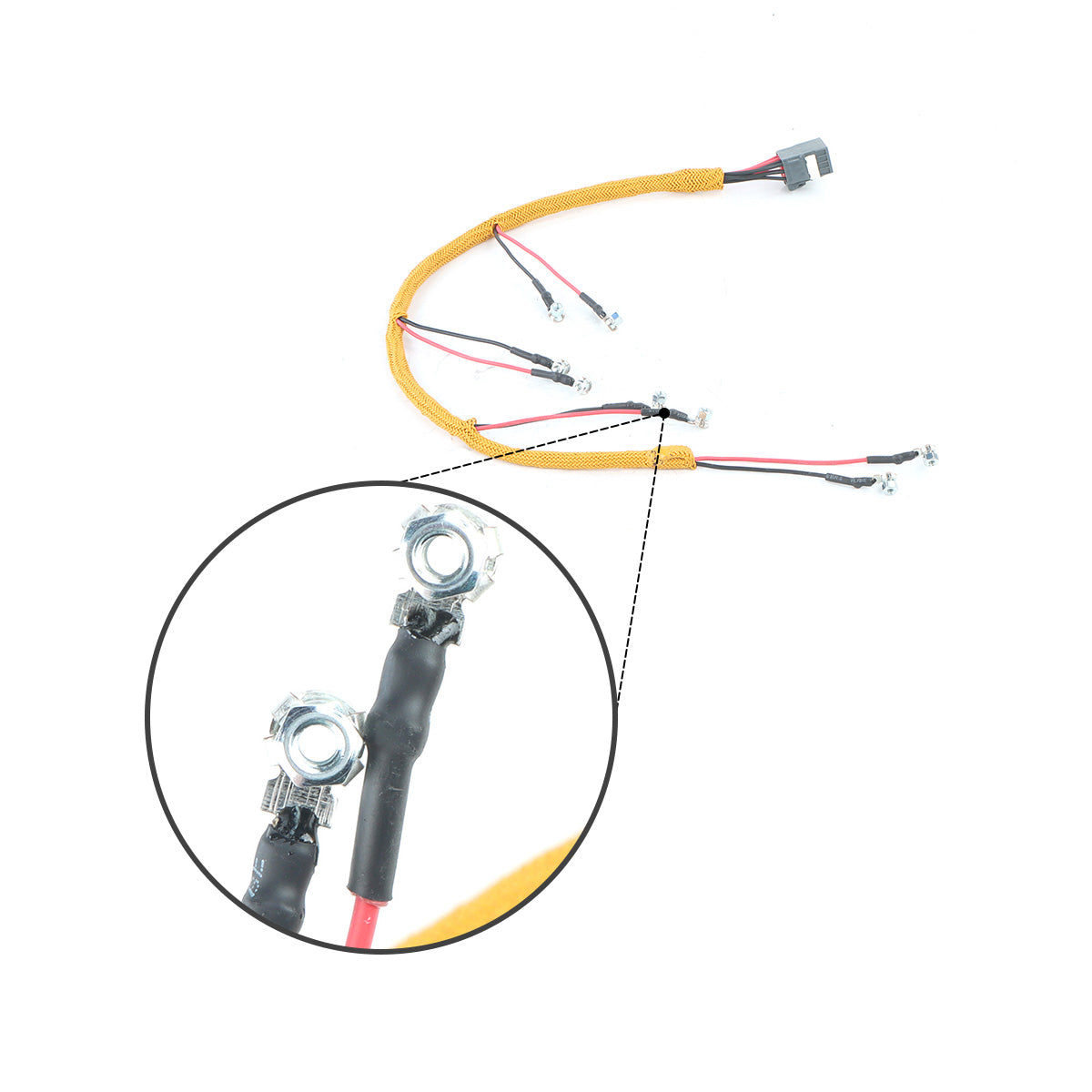 Arnés de cableado del inyector de combustible 305-4891 para excavadora Caterpillar Engine C4.2 - Detalle