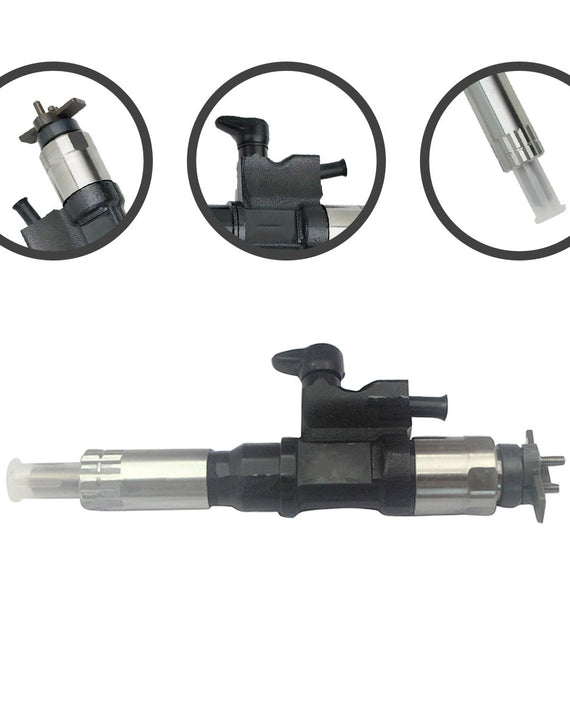 8-97609789-6 Fuel Injector for Isuzu 4HK1 6HK1 Engine Hitachi ZX200-3