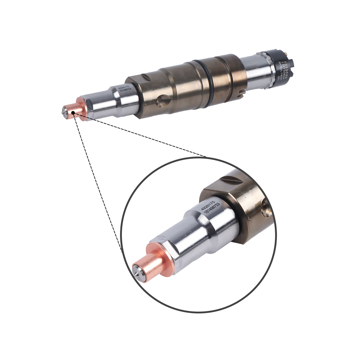 X15 Injector Fuel Injector with Tube 6513589 6513589PX for Cummins ISX X15 Engine ...