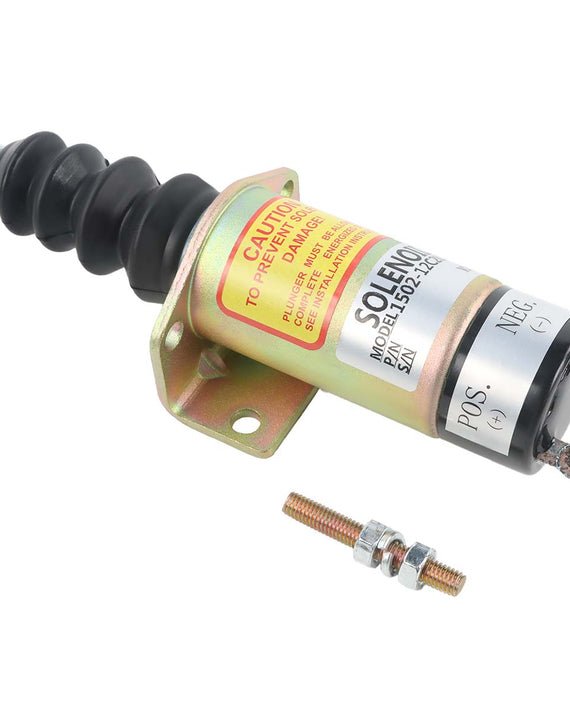 Válvula solenoide de apagado de combustible 12V 1502-12C2U1B2 103007AA para Woodward