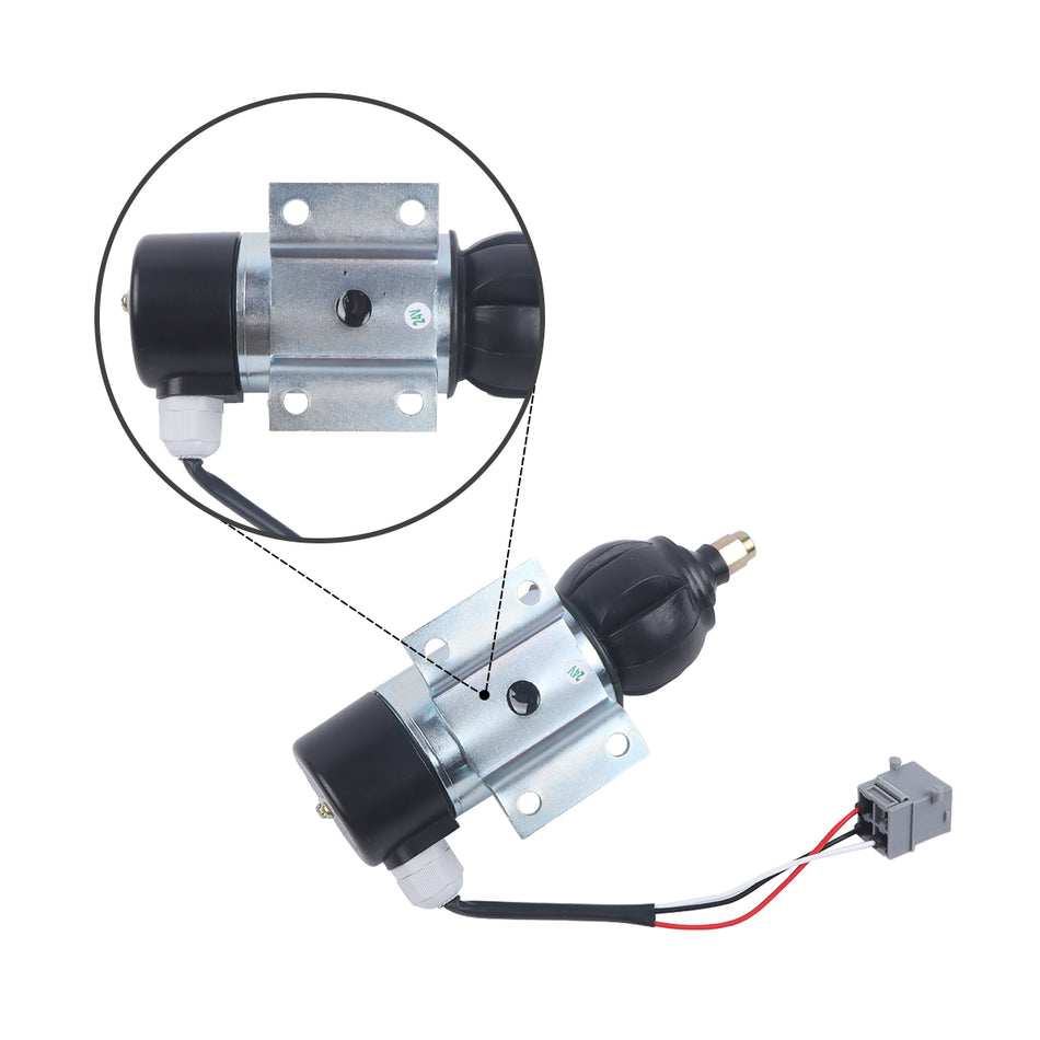 Fuel Stop Shutoff Solenoid Valve 1873718 888468 881969 87282 for Volvo Engine TD61A TD71AGP - Sinocmp