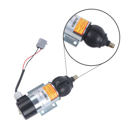 Fuel Stop Shutoff Solenoid Valve 1873718 888468 881969 87282 for Volvo Engine - Sinocmp