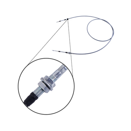 Fuel Throttle Motor Control Cable 3.2M/126Inch for Komatsu Excavator PC200-5 - Sinocmp