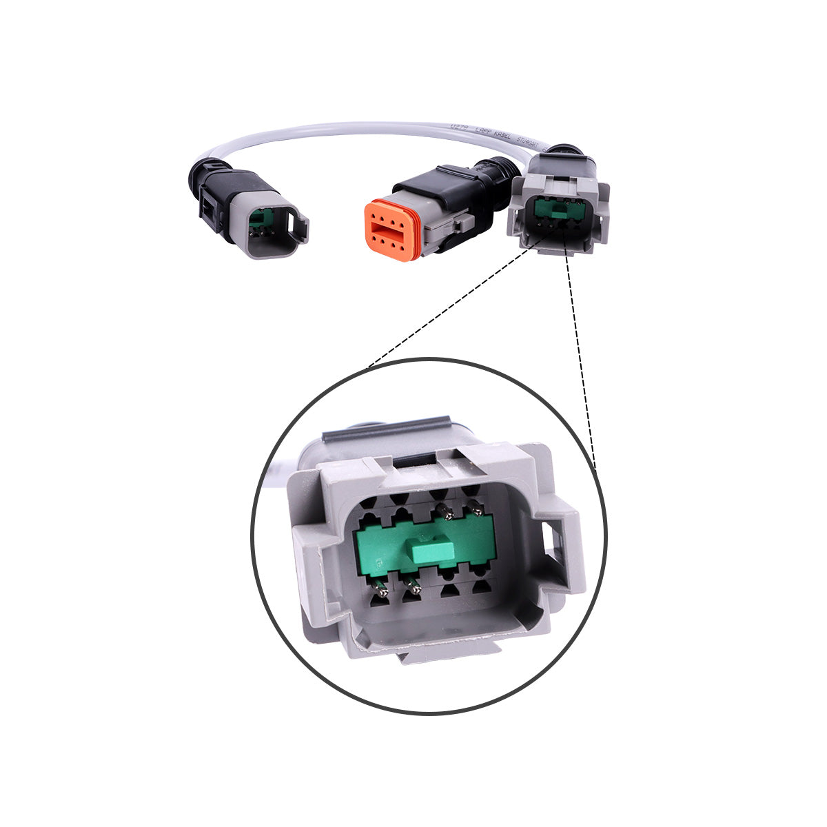 Generatorsatz-Diagnosestecker für Diagnosegerät VOCOM Volvo 88890300 – Steckerdetail