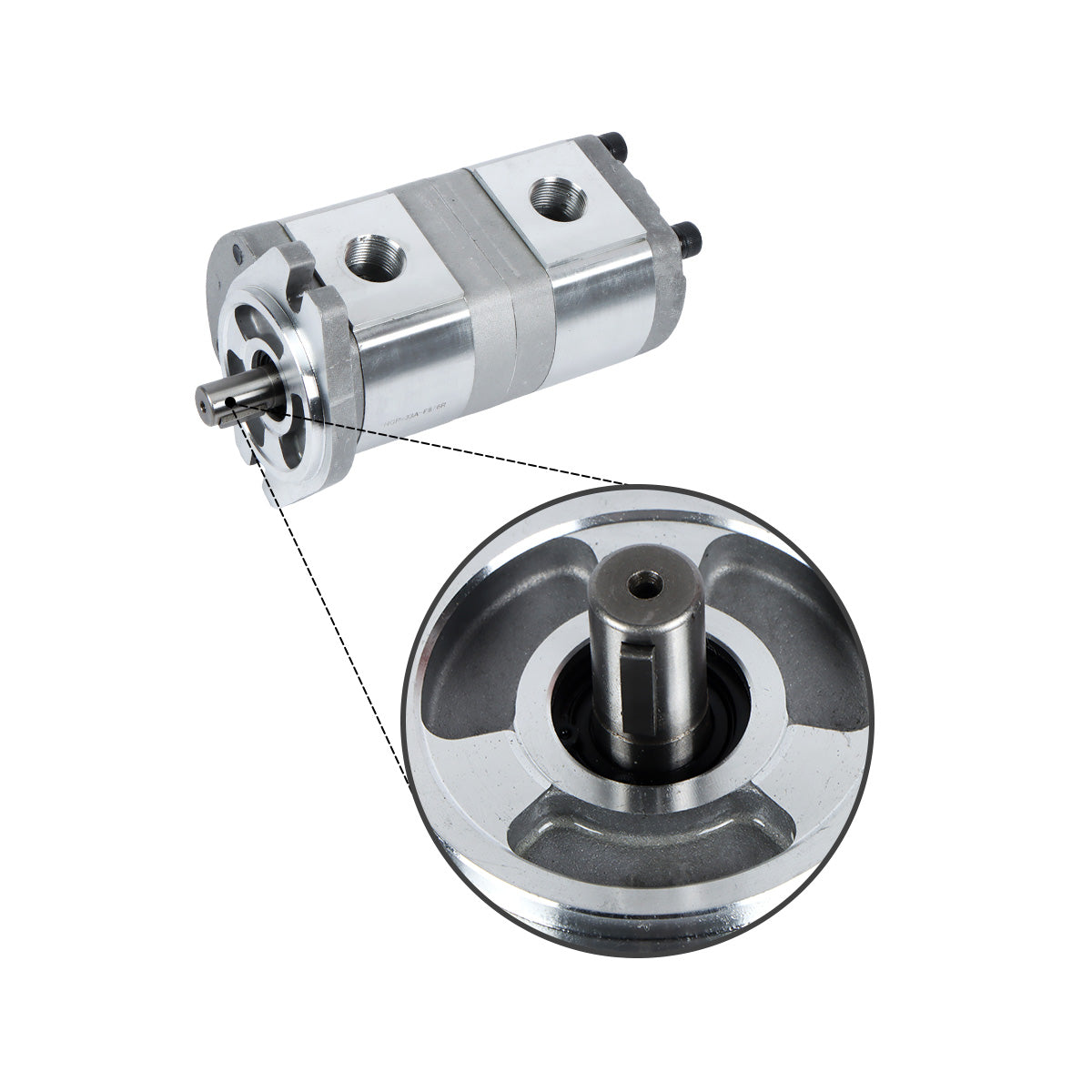 HGP-33A-F6-6R Hydraulic Tandem Double Gear Pump - Sinocmp