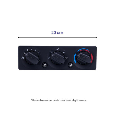 HVAC Control Module Q21-6008 for Peterbilt 387 (2009-2011) 587(2010-2020) - Dimension
