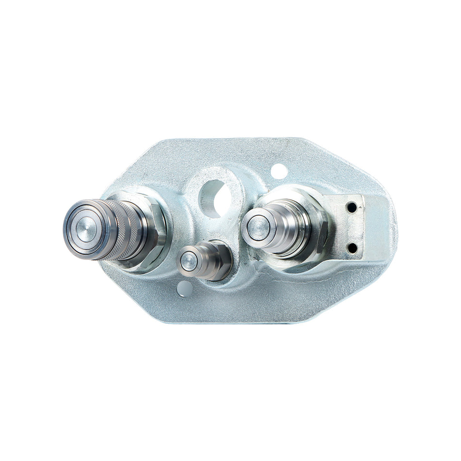 Hydraulic Flat Face Quick Coupler Block Assembly 7246784 for Bobcat Loader TL360 TL470