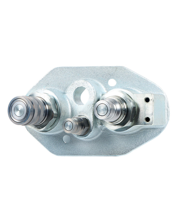 Hydraulische Flat-Face-Schnellkupplungsblockbaugruppe 7246784 für Bobcat-Lader TL360 TL470