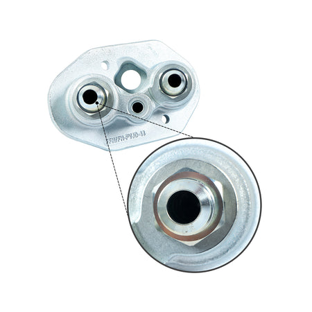 Hydraulic Flat Face Quick Coupler Block Assembly 7246784 for Bobcat Loader TL360 TL470 - Detail