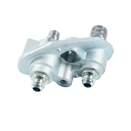 Hydraulic Flat Face Quick Coupler Block Assembly 7246784 for Bobcat Loader 