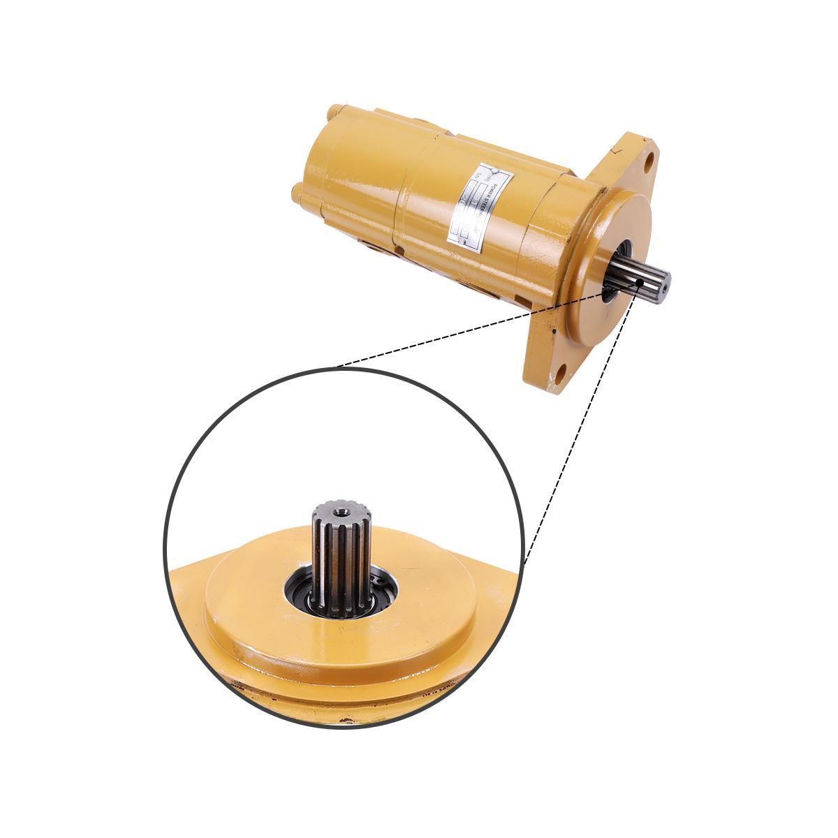 Hydraulic Gear Pump 191-2904 for Caterpillar Skid Steer Loader 242B - Detail