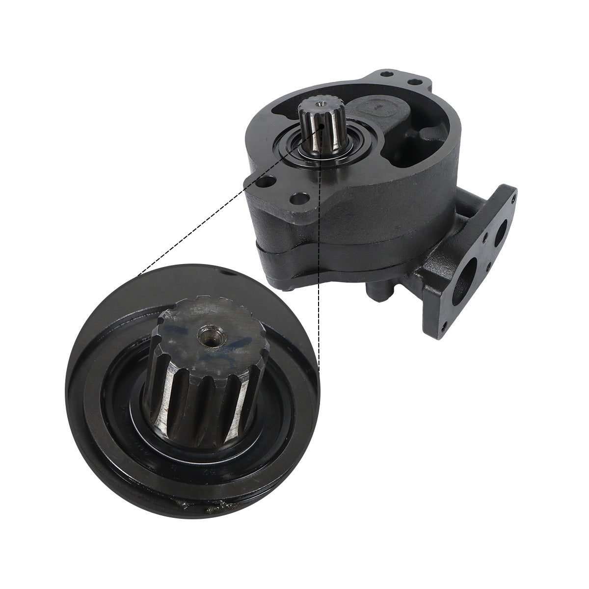 Hydraulic Gear Pump 2P-9239 2P9239 for Caterpillar Tractor D7F D7G D8K D9H - Sinocmp