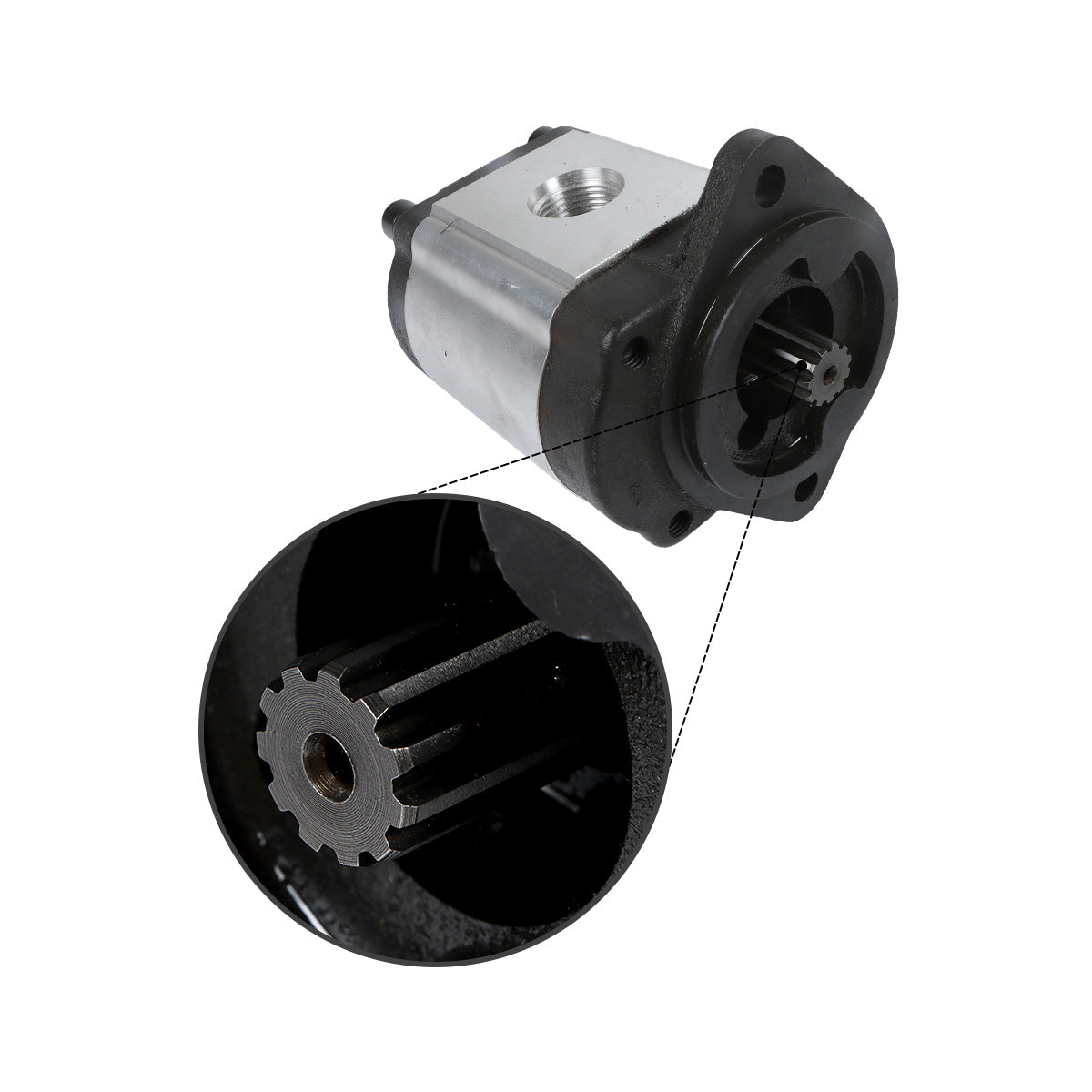 Hydraulische Zahnradpumpe 6672051 6672513 550136836 für Bobcat 751 751G 753 753G Kompaktlader – Sinocmp