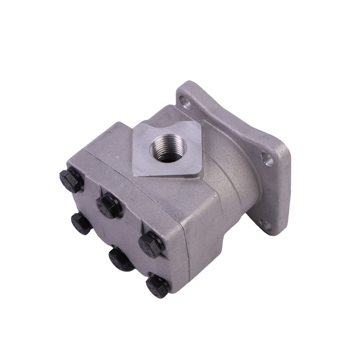Seitenansicht der hydraulischen Zahnradpumpe 67810-76100 67810-76102 für Kubota Traktor B8200