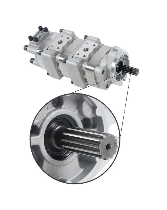 Hydraulische Zahnradpumpe 705-41-03010 für Komatsu-Bagger PC40-6 PC40-7 PC50UU-2