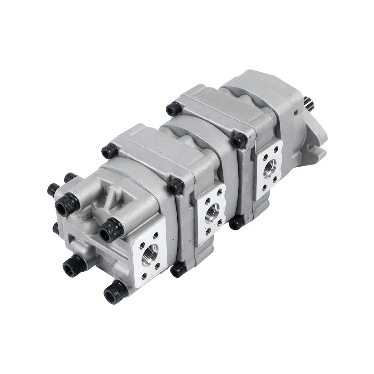 Bomba de engrenagem hidráulica 705-41-08001 para escavadeira Komatsu PC30-6 PC20-6 PC38UU-1 - Vista lateral