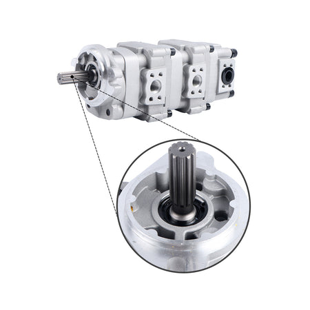 Hydraulic Gear Pump 705-41-08010 for Komatsu Excavator PC40-6 - Sinocmp