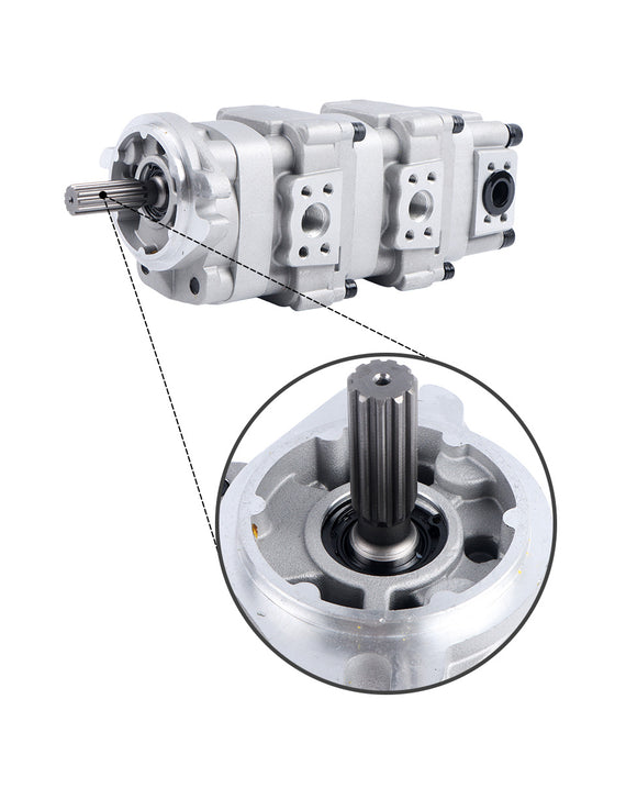 Hydraulische Zahnradpumpe 705-41-08010 für Komatsu Bagger PC40-6