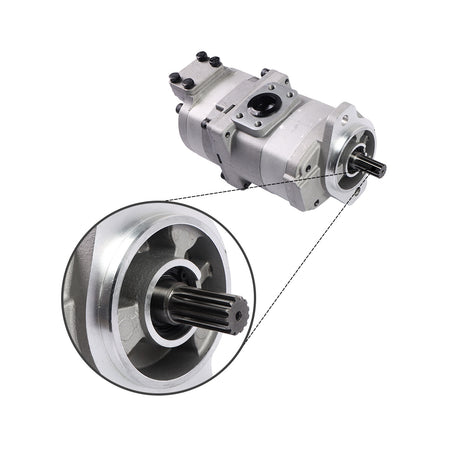 Hydraulic Gear Pump 705-52-20240 for Komatsu Wheel Loader WA450-1 WA470-1 - Sinocmp