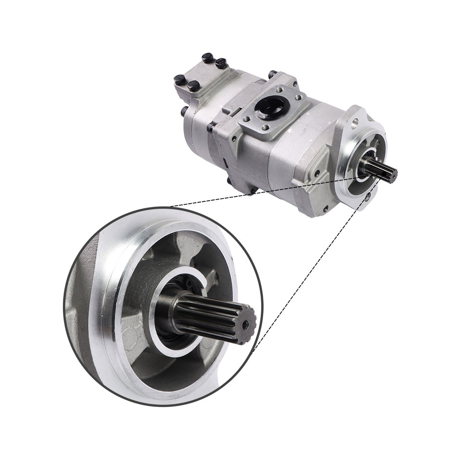 Hydraulic Gear Pump 705-52-20240 for Komatsu Wheel Loader WA450-1 WA470-1 - Sinocmp