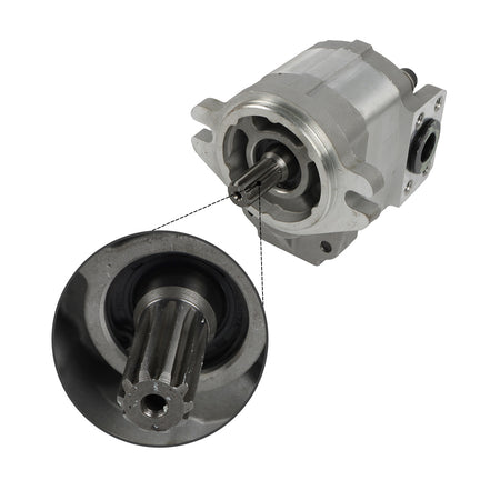 Hydraulic Gear Pump 705-73-29010 for Komatsu WA100-1 WA120-1 WA150-1 Wheel Loader - Detail