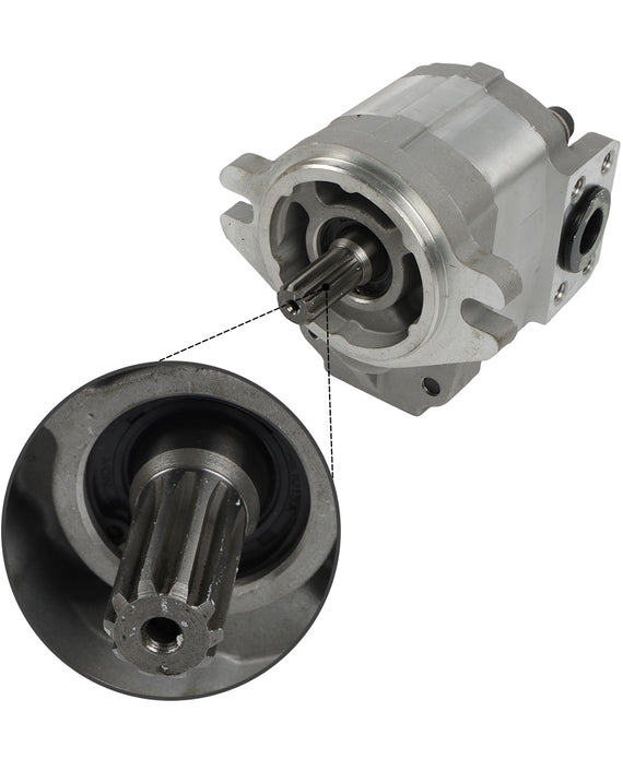Pompe à engrenages hydraulique 705-73-29010 pour chargeuse sur pneus Komatsu WA100-1 WA120-1 WA150-1