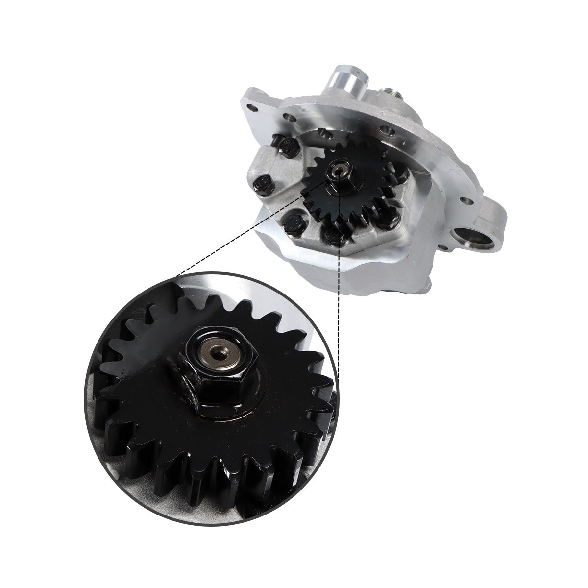 Hydraulic Gear Pump 83957379 for Ford New Holland Tractor 5600 6610 7610 5610 - Sinocmp